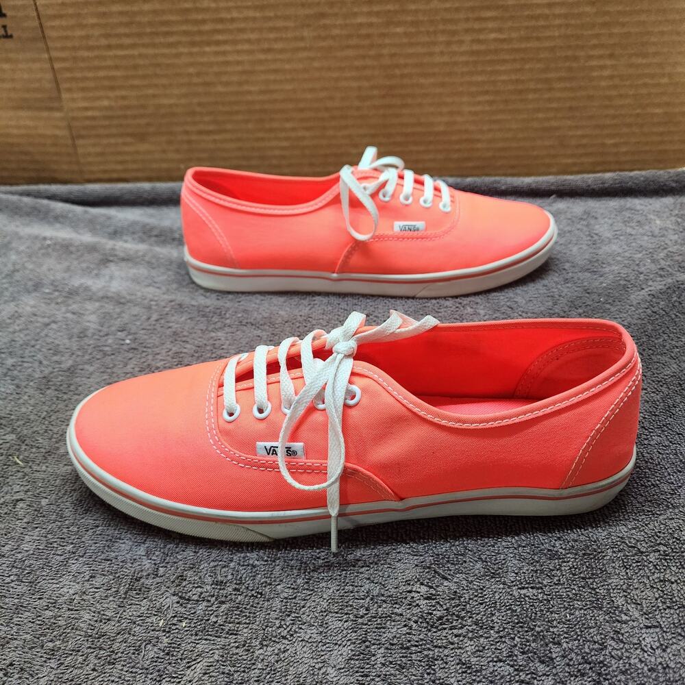 Vans Lo Pro Neon Coral Vans Shoes Women size 9.5 b53